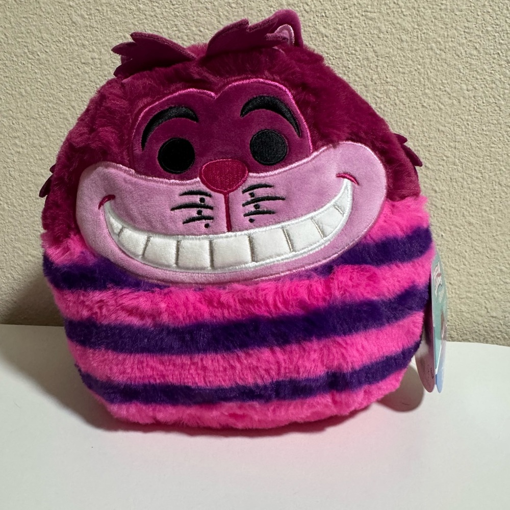 8” Cheshire Cat Fuzz A Mallow Plush Disney